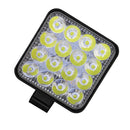48W LED Work Light Truck Tractor Flood Lights Spot Lamp 12V 24V Square