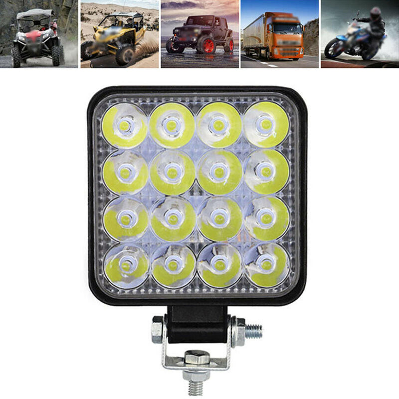 1 set Square LED Work Light 12V 24V Off Road Flood Spot Lamp For Car Truck Best