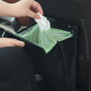 Foldable Car Litter Bag Back Seat Garbage Trash Storage Can Rubbish Bin