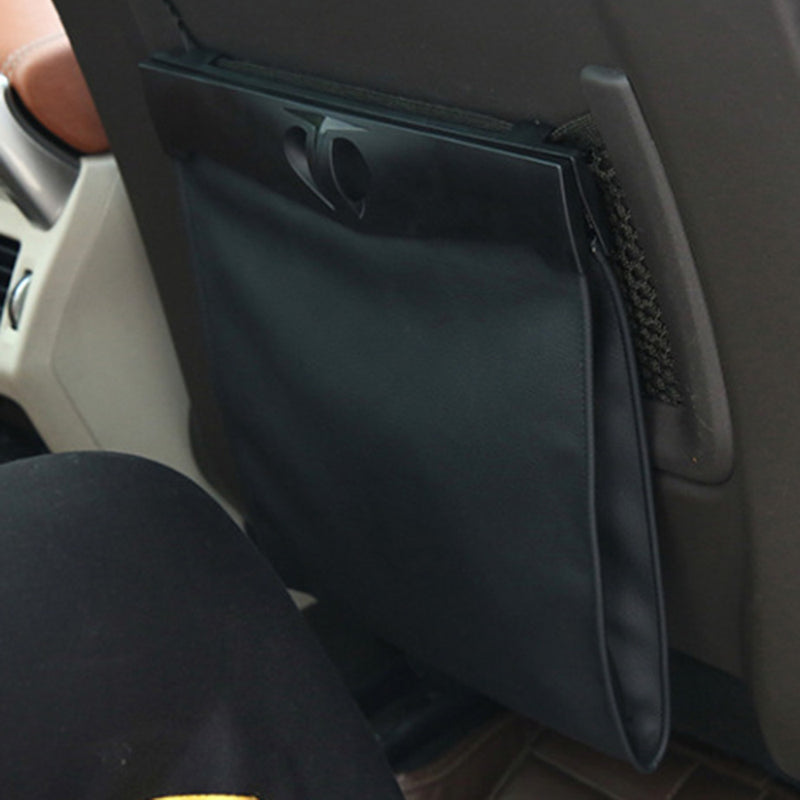 1 x Car-mounted Trash Can Debris Bucket Car Seat Back Hanging Garbage Bag New