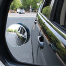 Car Rear Convex Mirror 360 Wide Round Degree Frameless Blind Spot Safety