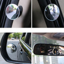 Car Rear Convex Mirror 360 Wide Round Degree Frameless Blind Spot Safety
