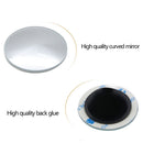 Car Rear Convex Mirror 360 Wide Round Degree Frameless Blind Spot Safety