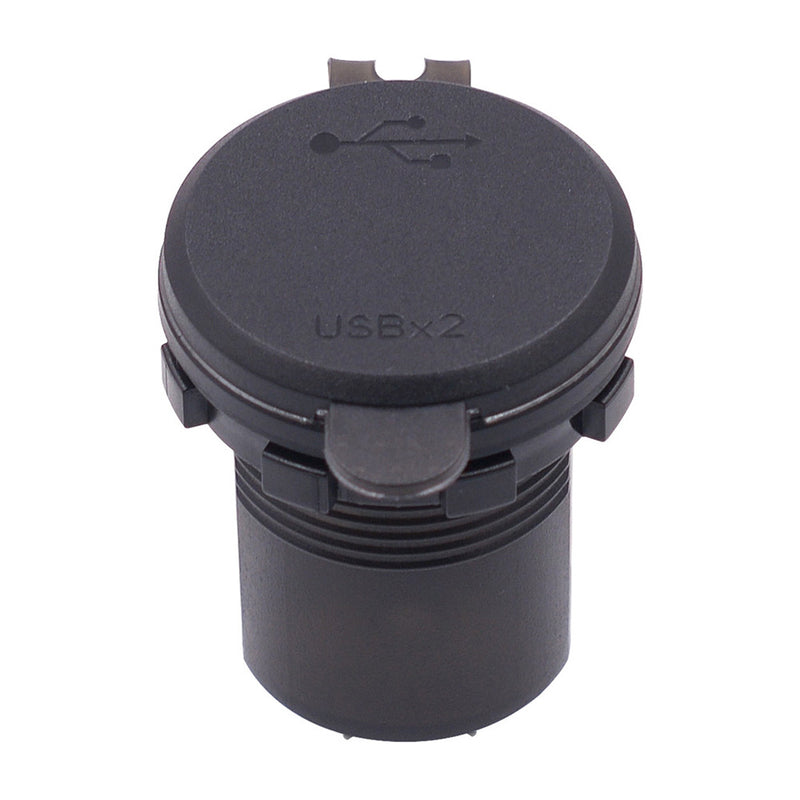 1x 4.2 A Waterproof USB Charger Port Phone Led Voltmeter For Car Motorcycle