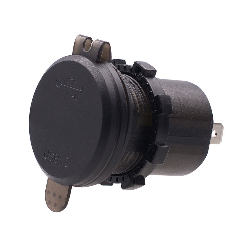 1x 4.2 A Waterproof USB Charger Port Phone Led Voltmeter For Car Motorcycle