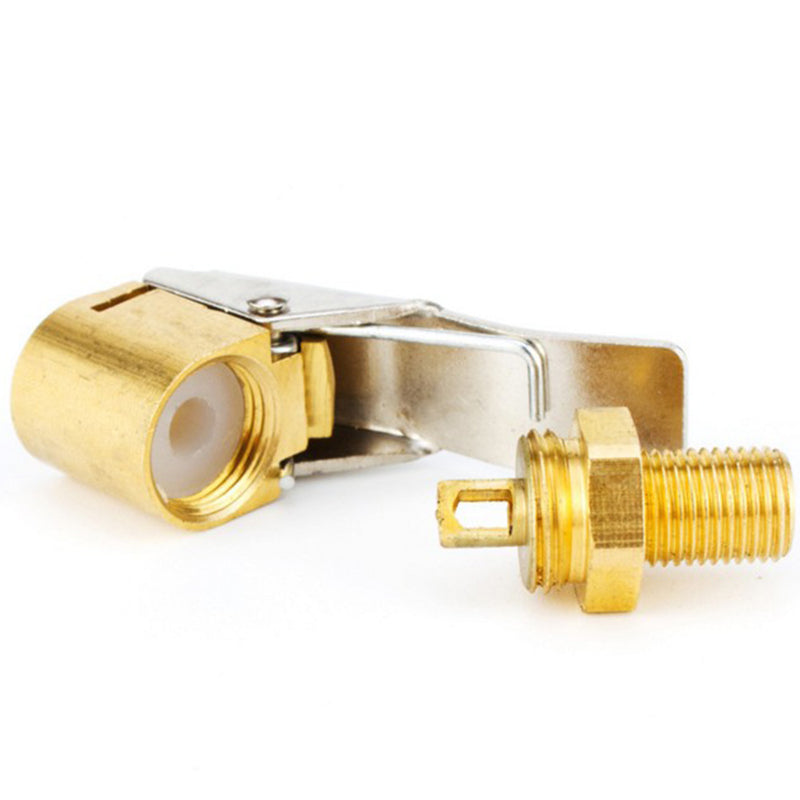 1 x Car Air Pump Nozzle Adapter Truck Tire Inflator Valve Connector Head Clip