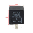 1pc 3Pin Car Flasher Relay Fix LED Light Turn Signal Hyper Flash CF13 JL-02 Nice