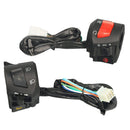 Motorcycle 7/8" Handlebar Horn Turn Signal Electrical Start Switch Waterproof