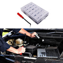 415pcs Car Plastic Push Pin Rivets Fasteners Fender Bumper Clips + Remover Tools