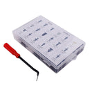 415 Pcs Auto Car Body Hood Bumper Retainer Fastener Clips Assortments