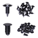 192pcs Universal Car Black Plastic Buckle Rivet Fixing Fastener Clips Set Parts