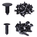 192pcs Universal Car Black Plastic Buckle Rivet Fixing Fastener Clips Set Parts