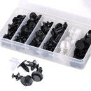 100pcs Car Plastic Rivets Buckle + Fastener Removal Tool for Universal vehicle