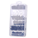 100pcs Car Plastic Rivets Buckle + Fastener Removal Tool for Universal vehicle