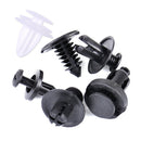 100 PCS 6 inch Black Plastic Trim Rivets Buckle Fastener Clip For Auto Car SUV