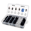 100PCS Fastener Clips Auto Plastic Screw 8MM Fender Buckle Fixed Universa