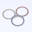 1 Pcs Button Start Switch Diamond Ring Auto Interior Multiple Color Newest