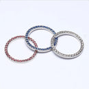 1 Pcs Button Start Switch Diamond Ring Auto Interior Multiple Color Newest