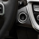 1PC Car Engine Start Stop Push Button Knob Key Switch Sparkling Bling Ring Trim