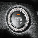 1 Pcs Button Start Switch Diamond Ring Auto Interior Multiple Color Newest