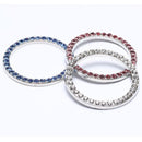1 Pcs Button Start Switch Diamond Ring Auto Interior Multiple Color Newest