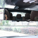 1 Pcs Tri-Fold Surface Rear View Mirror Reversing Wide Abs Glass Useful