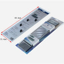 1 Pcs Tri-Fold Surface Rear View Mirror Reversing Wide Abs Glass Useful