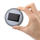 1x Colorful Solar LED Car Cup Coaster Bottle Holder Pad Mat Atmosphere Light