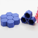 20Pcs Auto Wheel Tyre Valve Stems Air Dust Screw Cover Caps Silicone