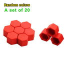 20Pcs Auto Wheel Tyre Valve Stems Air Dust Screw Cover Caps Silicone