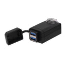Waterproof Dual USB 12-24V Motorcycle Handlebar Charger With Switch QC 3.0