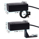 Waterproof Dual USB 12-24V Motorcycle Handlebar Charger With Switch QC 3.0