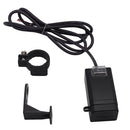 Waterproof Dual USB 12-24V Motorcycle Handlebar Charger With Switch QC 3.0