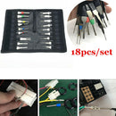 18 Pcs Stainless Black Withdrawal Needle Car Terminal Removal tool Newest Useful