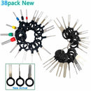 38x Cars Terminal Removal Tool Kit Wiring Pin Release Puller Extractor Durable