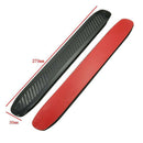 4x Universal Auto Vehicle Front Bumper Corner Protector Lip Guard Rubber Trim