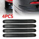4x Universal Auto Vehicle Front Bumper Corner Protector Lip Guard Rubber Trim
