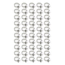 50PCS 13-20mm Stainless Steel Drive Hose Clamp Fuel Line Clip Adjustable