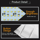 1 Pcs Double Dome Ceiling Light Switch 48 LED Interior Roof Caravan Lamp 12V