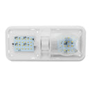1 Pcs Double Dome Ceiling Light Switch 48 LED Interior Roof Caravan Lamp 12V