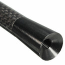 3" Real Carbon Fiber Screw-in Short Antenna Aerial Mast Universal Fit Car Black