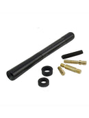 3" Real Carbon Fiber Screw-in Short Antenna Aerial Mast Universal Fit Car Black