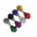 2Pcs Car M12 * 1.25 Aluminum Alloy Magnetic Engine Oil Pan Drain Bolt Screw