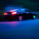 10X Car Tyre Valve Neon LED Auto Wheel Stem Cap Light Lamp Bulb Tire Light Cap