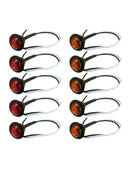 10 Pcs Red + Yellow Side Marker LED Light 12V for Car Truck Newest Useful