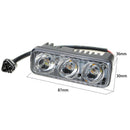 2 PCS  3 LEDs Car Daytime Running Lights Turn Signal Lamp Durable