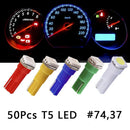 50 Pc Colorful LED Intrument Dash Indicator Light Bulb Panel Gauge Cluster lamps