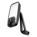 1Pair Aluminum Black Motorcycle Rectangle Rearview Side Mirrors Newest Useful