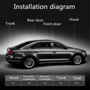 1 PCS 4M Seal Strip Car Door Hood Trunk Trim Edge Rubber Weatherstrip