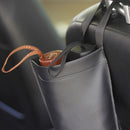 Unisex High Capacity Faux Leather Car Umbrella Bag Creative